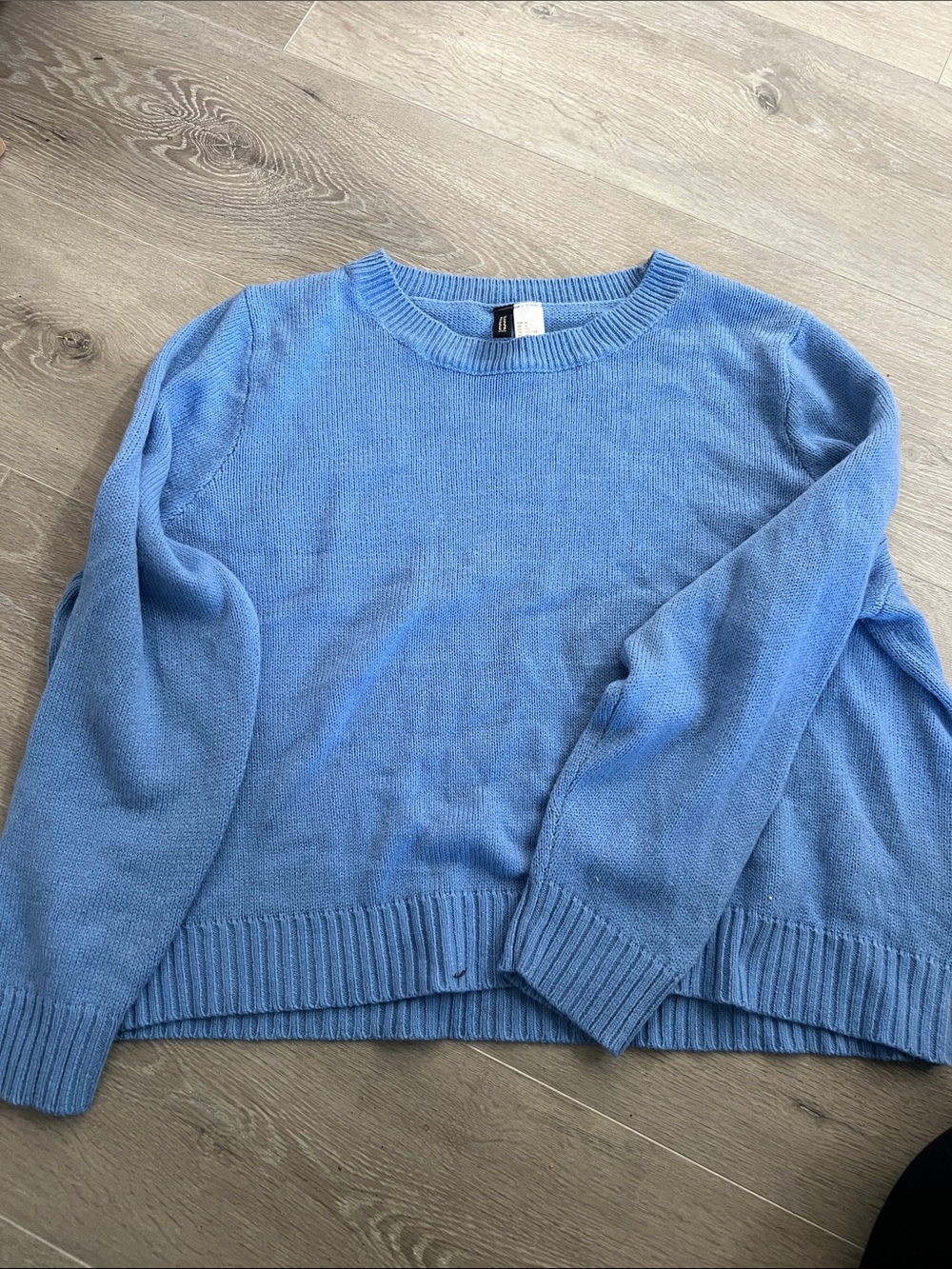 H&M Light Blue Crewneck Sweater